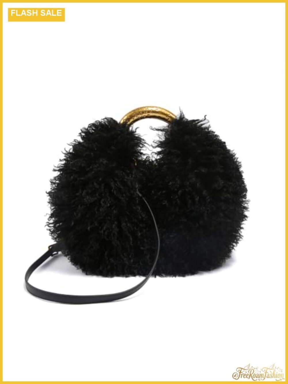 Women's Faux Fur Fluffy Crossbody Shoulder Bag Purse